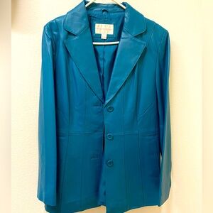 Worthington Women’s medium Genuine Leather Jacket -NEW